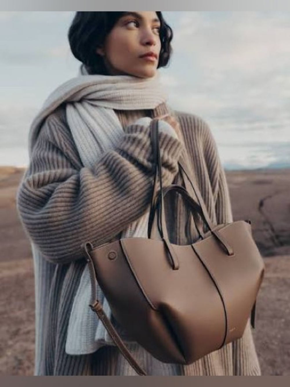 Polène Cyme Mini in Textured Root